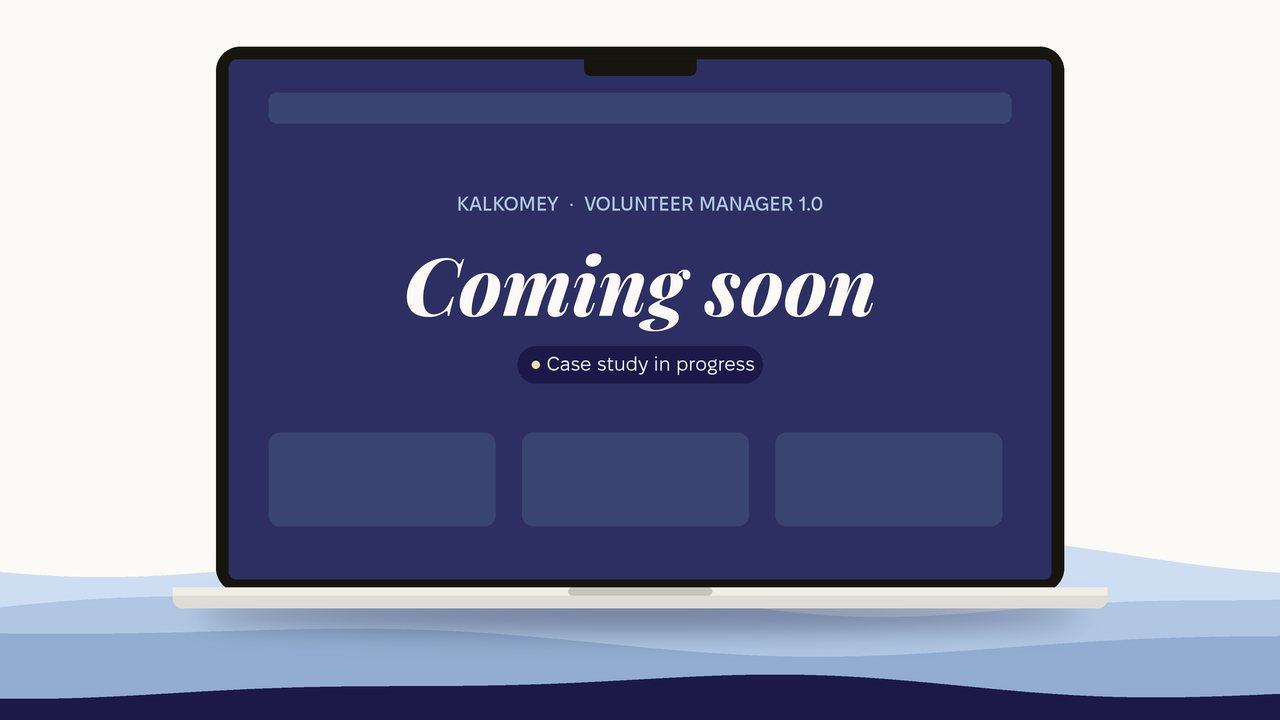 Kalkomey Volunteer Manager case study: coming soon